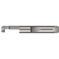 Micro 100 - Boring Bars; Minimum Bore Diameter (Decimal Inch): 0.4600 ; Maximum Bore Depth (Decimal Inch): 1.5000 ; Maximum Bore Depth (Inch): 1-1/2 ; Material: Solid Carbide ; Boring Bar Type: Back Boring ; Shank Diameter (Decimal Inch): 0.5000 - Exact Industrial Supply