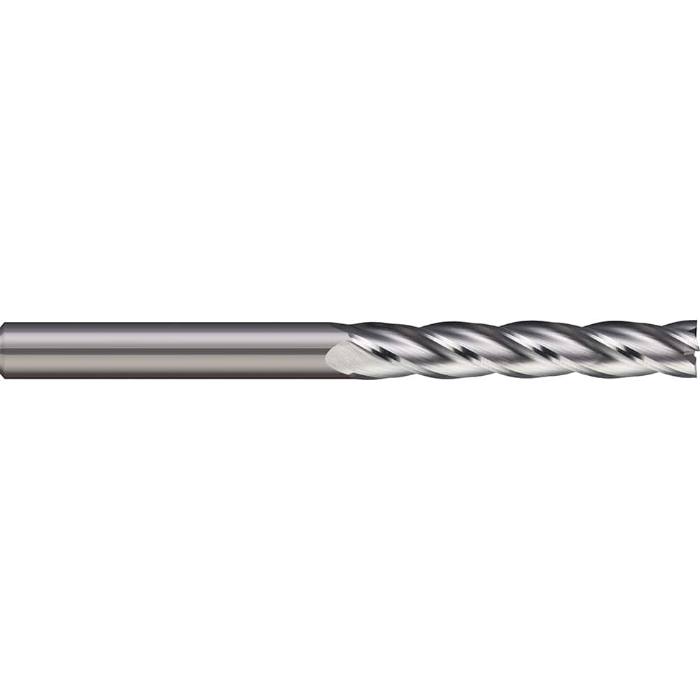 Micro 100 - Square End Mills; Mill Diameter (Inch): 1/4 ; Mill Diameter (Decimal Inch): 0.2500 ; Length of Cut (Inch): 1-1/2 ; Length of Cut (Decimal Inch): 1.5000 ; Material: Solid Carbide ; Finish/Coating: Uncoated - Exact Industrial Supply