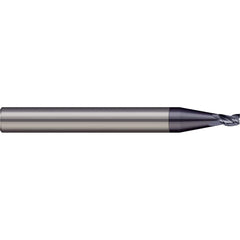 Micro 100 - Square End Mills; Mill Diameter (Decimal Inch): 0.0250 ; Length of Cut (Decimal Inch): 0.0380 ; Material: Solid Carbide ; Finish/Coating: nACRo ; Shank Diameter (Inch): 1/8 ; Single or Double End: Single - Exact Industrial Supply