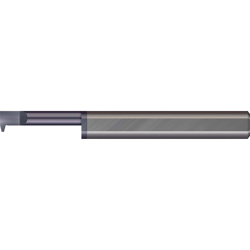 Micro 100 - Single Point Threading Tools; Thread Type: ACME Internal ; Material: Solid Carbide ; Profile Angle: 29 ; Threading Diameter (Decimal Inch): 0.3600 ; Cutting Depth (Decimal Inch): 1.8000 ; Maximum Threads Per Inch: 12 - Exact Industrial Supply