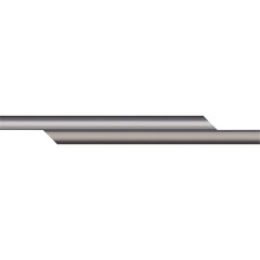 Micro 100 - Tool Bit Blanks; Material: Solid Carbide ; End Shape: Split End ; Width/Diameter (Inch): 5/16 ; Overall Length (Inch): 2-1/2 - Exact Industrial Supply