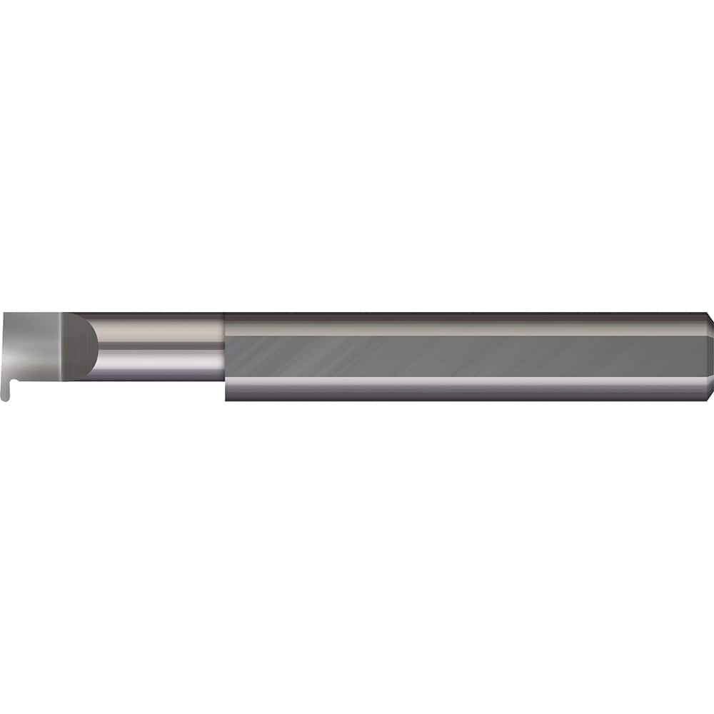 Micro 100 - Grooving Tools; Grooving Tool Type: Full Radius ; Material: Solid Carbide ; Shank Diameter (Decimal Inch): 0.3750 ; Shank Diameter (Inch): 3/8 ; Groove Width (Decimal Inch): 0.0690 ; Projection (Decimal Inch): 0.1000 - Exact Industrial Supply