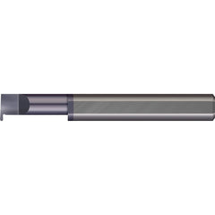 Micro 100 - Grooving Tools; Grooving Tool Type: Full Radius ; Material: Solid Carbide ; Shank Diameter (Decimal Inch): 0.3750 ; Shank Diameter (Inch): 3/8 ; Groove Width (Decimal Inch): 0.0460 ; Projection (Decimal Inch): 0.1000 - Exact Industrial Supply