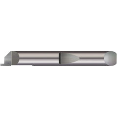 Micro 100 - Grooving Tools; Grooving Tool Type: Face ; Material: Solid Carbide ; Shank Diameter (Decimal Inch): 0.5000 ; Shank Diameter (Inch): 1/2 ; Groove Width (Decimal Inch): 0.1560 ; Projection (Decimal Inch): 0.1500 - Exact Industrial Supply