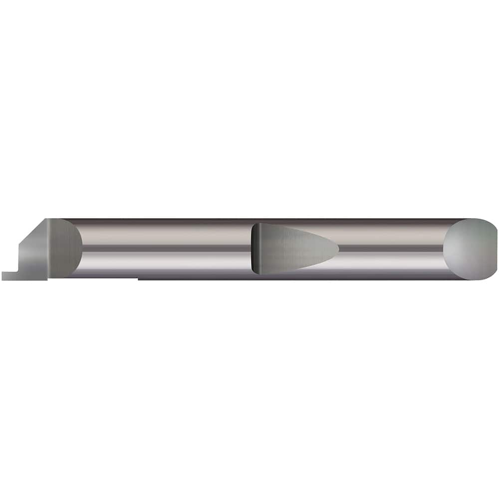 Micro 100 - Grooving Tools; Grooving Tool Type: Face ; Material: Solid Carbide ; Shank Diameter (Decimal Inch): 0.5000 ; Shank Diameter (Inch): 1/2 ; Groove Width (Decimal Inch): 0.1250 ; Projection (Decimal Inch): 0.1500 - Exact Industrial Supply