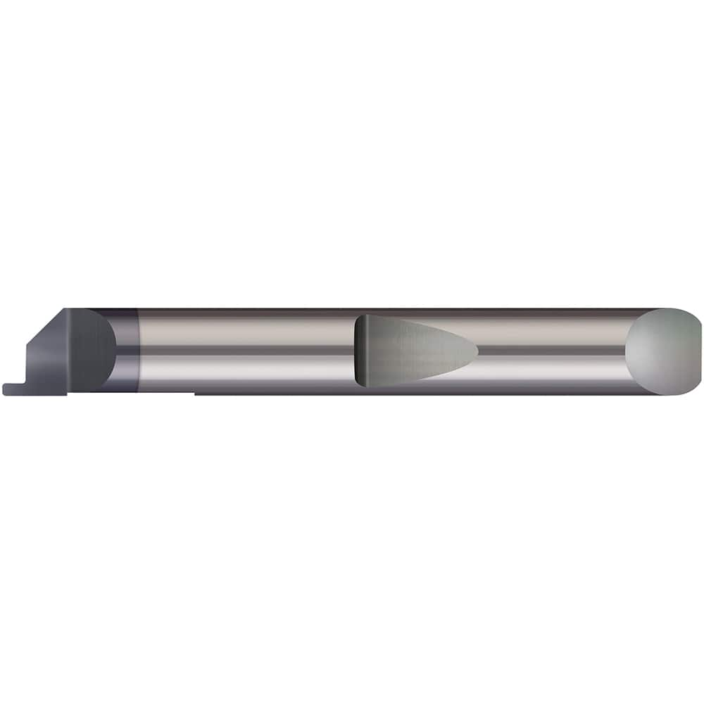 Micro 100 - Grooving Tools; Grooving Tool Type: Face ; Material: Solid Carbide ; Shank Diameter (Decimal Inch): 0.3750 ; Shank Diameter (Inch): 3/8 ; Groove Width (Decimal Inch): 0.0390 ; Projection (Decimal Inch): 0.0500 - Exact Industrial Supply