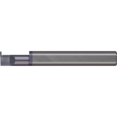 Micro 100 - Grooving Tools; Grooving Tool Type: Retaining Ring ; Material: Solid Carbide ; Shank Diameter (Decimal Inch): 0.3750 ; Shank Diameter (Inch): 3/8 ; Groove Width (Decimal Inch): 0.0870 ; Projection (Decimal Inch): 0.1000 - Exact Industrial Supply