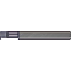 Micro 100 - Grooving Tools; Grooving Tool Type: Retaining Ring ; Material: Solid Carbide ; Shank Diameter (Decimal Inch): 0.5000 ; Shank Diameter (Inch): 1/2 ; Groove Width (Decimal Inch): 0.0930 ; Projection (Decimal Inch): 0.1500 - Exact Industrial Supply