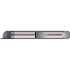 Micro 100 - Grooving Tools; Grooving Tool Type: Face ; Material: Solid Carbide ; Shank Diameter (Decimal Inch): 0.3750 ; Shank Diameter (Inch): 3/8 ; Groove Width (Decimal Inch): 0.0930 ; Projection (Decimal Inch): 0.1000 - Exact Industrial Supply