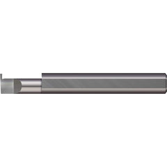 Micro 100 - Grooving Tools; Grooving Tool Type: Retaining Ring ; Material: Solid Carbide ; Shank Diameter (Decimal Inch): 0.3750 ; Shank Diameter (Inch): 3/8 ; Groove Width (Decimal Inch): 0.0390 ; Projection (Decimal Inch): 0.1000 - Exact Industrial Supply