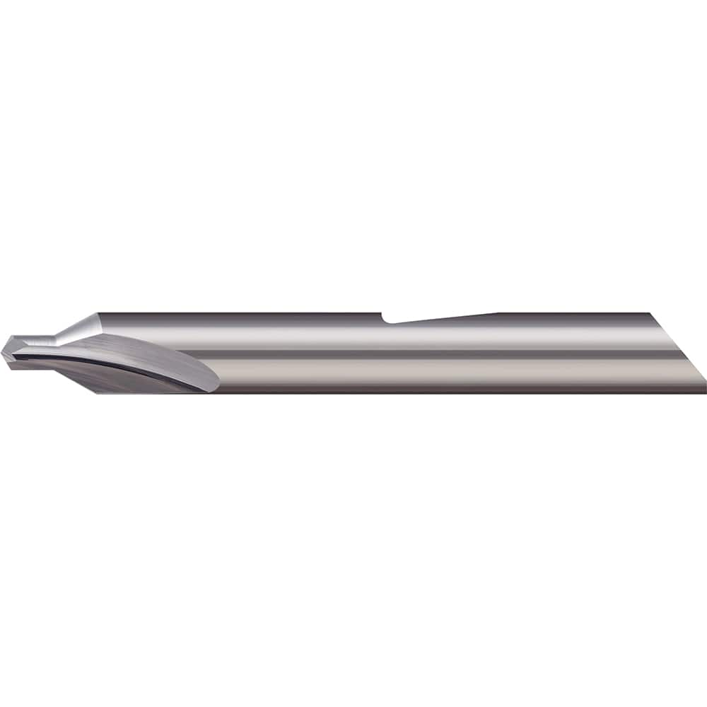 Micro 100 - #3 60° 1/4" Body Diam Solid Carbide Combo Drill & Countersink - Exact Industrial Supply