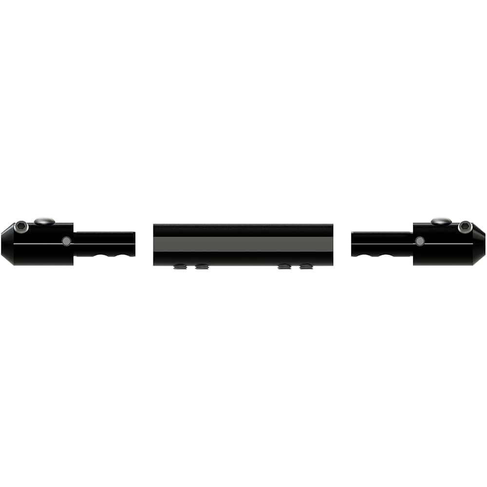 Micro 100 - Boring & Grooving Bar Holders; Inside Diameter (Inch): 7/16 ; Inside Diameter (Decimal Inch): 0.4375 ; Outside Diameter (Decimal Inch): 1.0000 ; Outside Diameter (Inch): 1 ; Overall Length (Decimal Inch): 3.10000 ; Through Coolant: Yes - Exact Industrial Supply