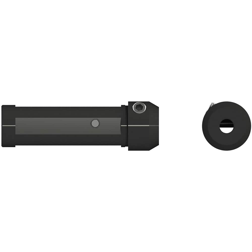 Micro 100 - Boring & Grooving Bar Holders; Inside Diameter (Inch): 3/16 ; Inside Diameter (Decimal Inch): 0.1875 ; Outside Diameter (Decimal Inch): 32.0000 ; Overall Length (Decimal Inch): 2.80000 ; Through Coolant: Yes ; Series: QTHM - Exact Industrial Supply