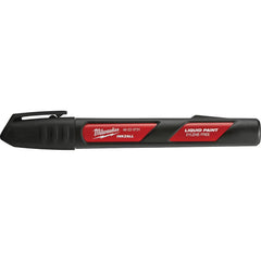 Milwaukee Tool - Markers & Paintsticks; Type: Paint Marker ; Color: Black ; Ink Type: Liquid Ink ; Tip Type: Medium ; Material: Plastic ; Maximum Temperature (C): 300.00 - Exact Industrial Supply