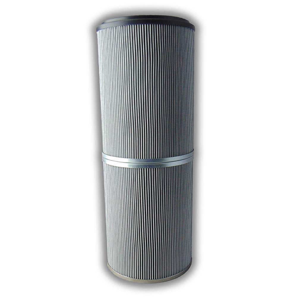 Replacement/Interchange Hydraulic Filter Element: Microglass, 10  µ