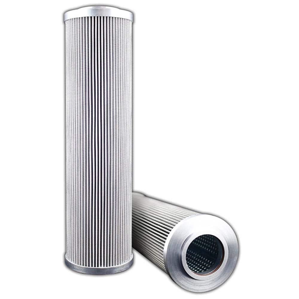 Replacement/Interchange Hydraulic Filter Element: Microglass, 10  µ