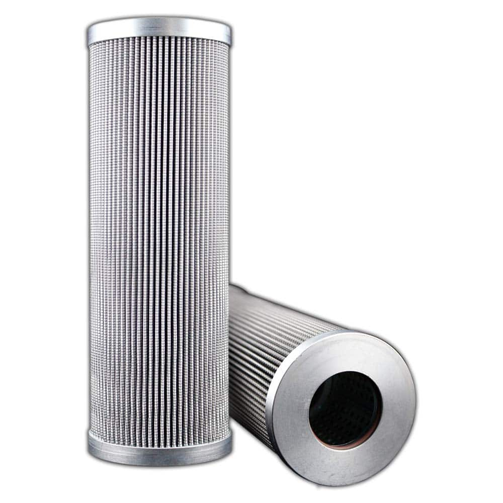 Replacement/Interchange Hydraulic Filter Element: Microglass, 10  µ