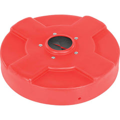 Vestil - Trash Can & Recycling Container Lids; Lid Shape: Round ; Container Shape: Round ; Container Size Compatibility (Gal.): 30 ; Color/Finish: Red ; Color: Red ; For Use With: 30 gal. Steel Drum - Exact Industrial Supply