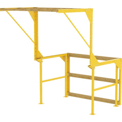 Vestil - Scaffolding; Type: Mezzanine Safety Gate ; Section: Guard Rail ; Length (Feet): 7.270 ; Height (Feet): 7.30 ; Height (Inch): 87.563000 ; Load Capacity (Lb.): 10000.000 - Exact Industrial Supply