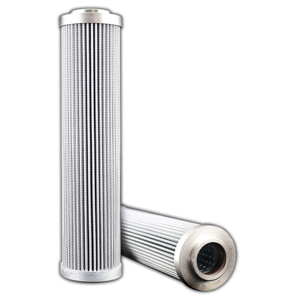 Replacement/Interchange Hydraulic Filter Element: Microglass, 10  µ