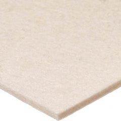 USA Sealing - 36 x 36 x 1/8" White Pressed Wool Felt Sheet - Makers Industrial Supply