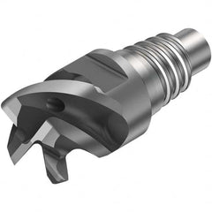 Sandvik Coromant - 3/4" Mill Diam, 0.4528" LOC, 0.4528" OAL, 4 Flute Square End Mill Head - Makers Industrial Supply