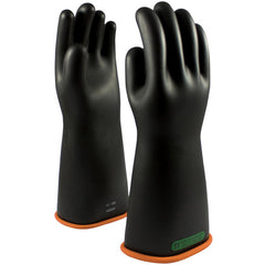 ‎155-3-16/8 Novax Gloves - Novax Insulating Glove - Class 3 - 16 In. - Black/Orange - Straight Cuff - Exact Industrial Supply