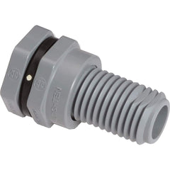 Hayward - Plastic Pipe Fittings; Type: Bulkhead Fitting ; Fitting Size: 1-1/2 (Inch); End Connections: FNPT x FNPT ; Material: CPVC ; Schedule: 80 ; Maximum Pressure (psi): 150.00 - Exact Industrial Supply