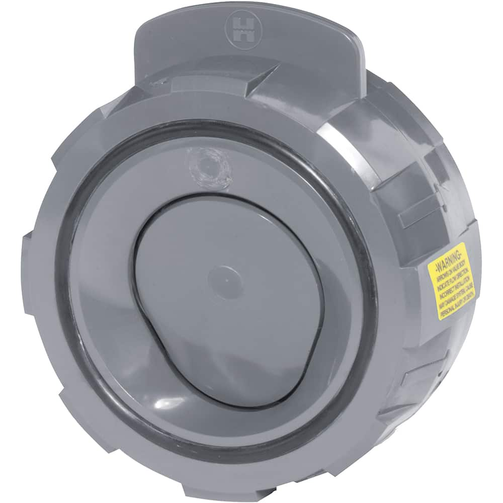 Hayward - Check Valves; Design: In-line; Wafer Check Valve ; Tube Outside Diameter (mm): 203.200 ; Pipe Size (Inch): 8 ; Tube Outside Diameter (Inch): 8 ; End Connections: Flanged ; Material: CPVC - Exact Industrial Supply