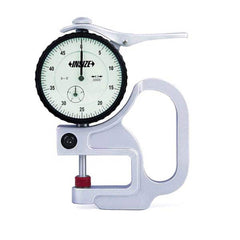 Insize USA LLC - Dial Thickness Gages; Minimum Measurement (Inch): 0.0000 ; Minimum Measurement (Decimal Inch): 0.0000 ; Maximum Measurement (Inch): 0.5000 ; Maximum Measurement (Decimal Inch): 0.5000 ; Graduation (mm): 0.0005 ; Graduation (Decimal Inch) - Exact Industrial Supply