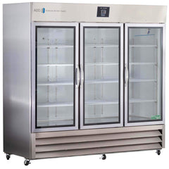 American BioTech Supply - Laboratory Refrigerators and Freezers; Type: Laboratory Refrigerator ; Volume Capacity: 72 Cu. Ft. ; Minimum Temperature (C): 1.00 ; Maximum Temperature (C): 10.00 ; Width (Inch): 81 ; Depth (Inch): 35-3/4 - Exact Industrial Supply