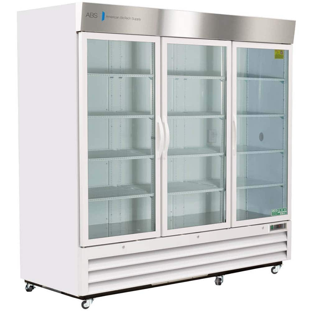 American BioTech Supply - Laboratory Refrigerators and Freezers; Type: Chromatography Refrigerator ; Volume Capacity: 72 Cu. Ft. ; Minimum Temperature (C): 1.00 ; Maximum Temperature (C): 10.00 ; Width (Inch): 85-3/4 ; Depth (Inch): 34 - Exact Industrial Supply