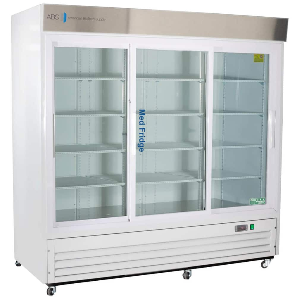 American BioTech Supply - Laboratory Refrigerators and Freezers; Type: Pharmacy/Vaccine Refrigerator ; Volume Capacity: 69 Cu. Ft. ; Minimum Temperature (C): 2.00 ; Maximum Temperature (C): 8.00 ; Width (Inch): 81 ; Depth (Inch): 33-1/4 - Exact Industrial Supply