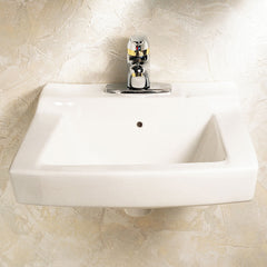 American Standard - Sinks; Type: Wall Hung ; Outside Length: 17 (Inch); Outside Width: 19 (Inch); Outside Height: 10 (Inch); Inside Length: 10-3/4 (Inch); Inside Width: 14-1/4 (Inch) - Exact Industrial Supply