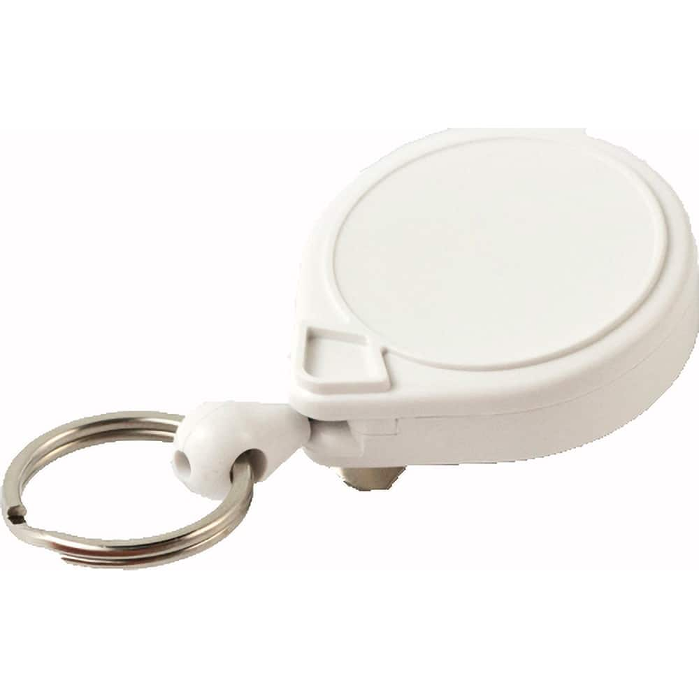 Key-Bak - Key Control; Type: Retractable ID Holder ; Number of Keys: 3 ; Color: White ; Width (Inch): 1 - Exact Industrial Supply