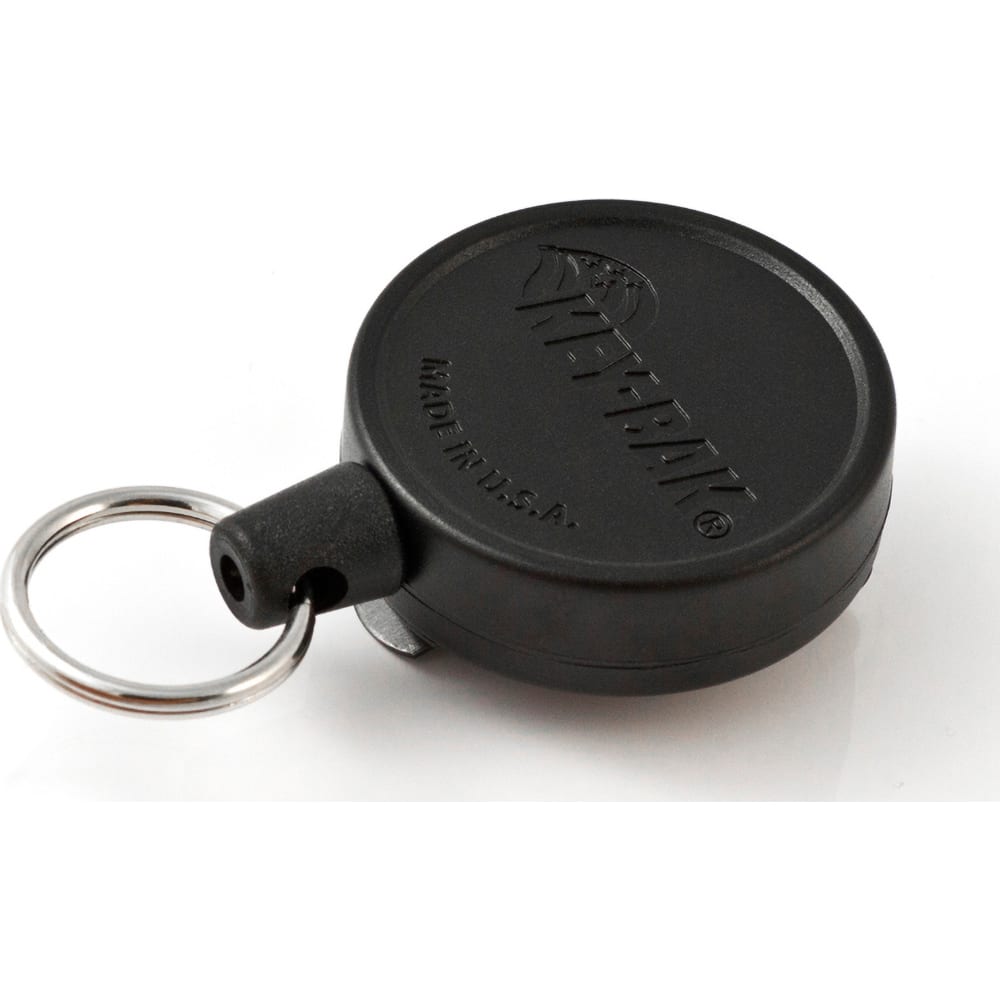 Key-Bak - Key Control; Type: Retractable Key Chain ; Number of Keys: 10 ; Color: Black ; Width (Inch): 1 - Exact Industrial Supply