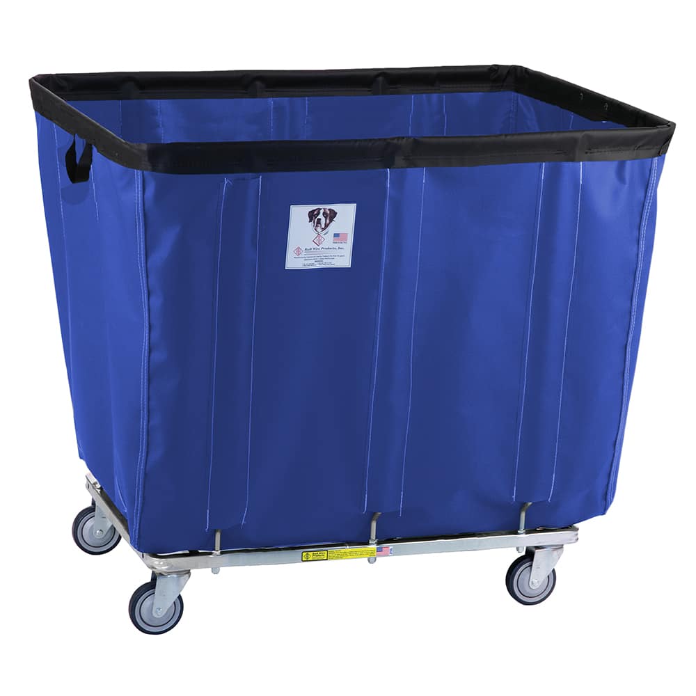 R&B Wire Products - 20 Bushel 800 Lb Heavy Duty 18 oz Vinyl Basket Truck - Exact Industrial Supply