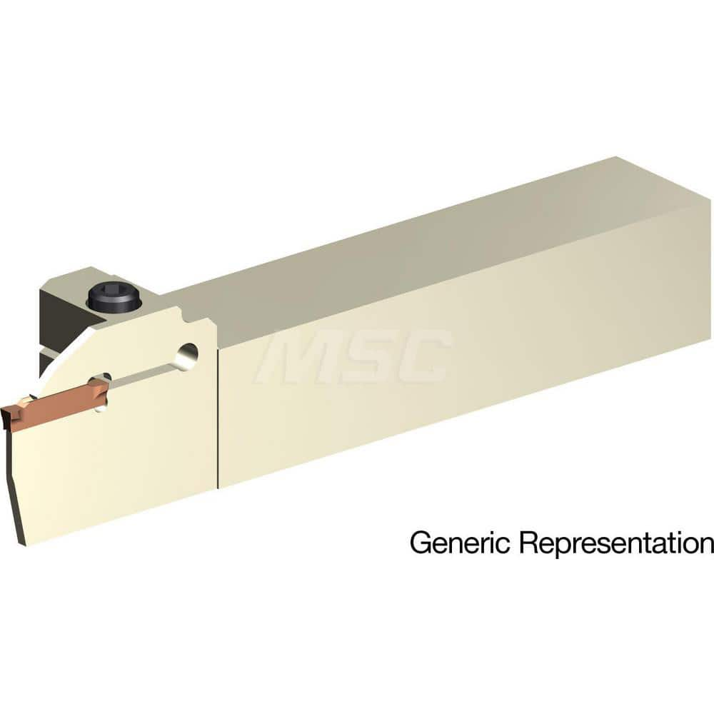 Indexable Cutoff Toolholder: 1″ Max Depth of Cut, 2″ Max Workpiece Dia, Right Hand 1″ Shank Height, 1″ Shank Width, Uses GCMN Inserts, Series GND