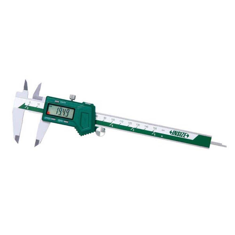 Insize USA LLC - Electronic Calipers; Minimum Measurement (Decimal Inch): 0.0000 ; Maximum Measurement (Decimal Inch): 12 ; Accuracy Plus/Minus (Decimal Inch): 0.0012 ; Resolution (Decimal Inch): 0.0005 ; IP Rating: None ; Data Output: Yes - Exact Industrial Supply