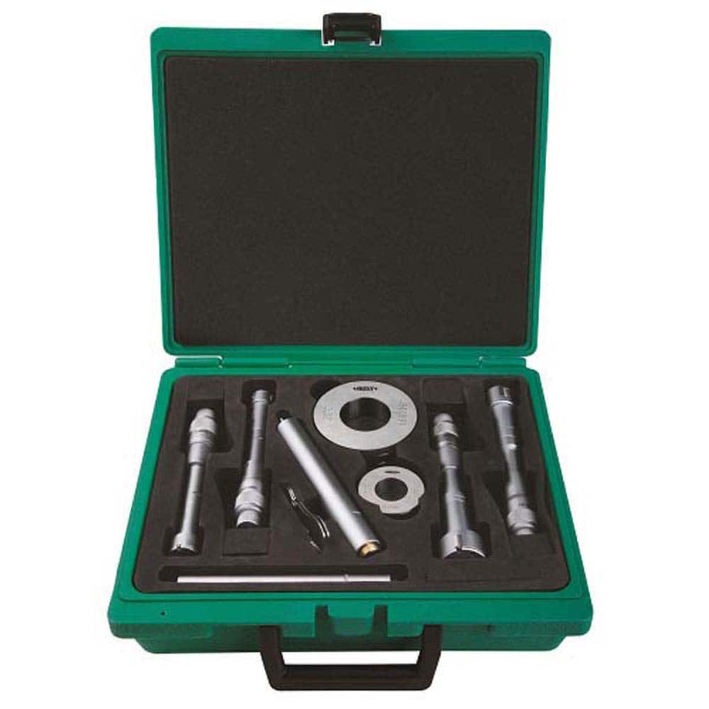 Insize USA LLC - Mechanical Inside Micrometers; Type: Inside ; Minimum Measurement (Decimal Inch): 3.5000 ; Maximum Measurement (Decimal Inch): 4.0000 ; Graduation (Decimal Inch): 0.0002 ; Graduation (mm): Feet/Inches ; Thimble Type: Ratchet Stop - Exact Industrial Supply