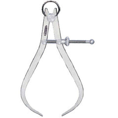 Insize USA LLC - Firm-Joint Calipers, Spring Calipers & Dividers; Type: Outside Spring Caliper ; Leg Size (Inch): 6 ; Joint Type: Firm Joint ; Maximum Measurement (Inch): 6 ; Maximum Measurement (Decimal Inch): 6 ; Calibrated: No - Exact Industrial Supply