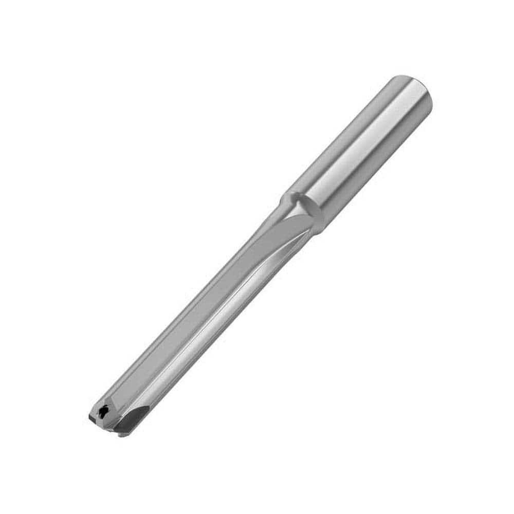 Jobber Length Drill Bit: 0.4134″ Dia, 140 °, Solid Carbide Bright/Uncoated, 4.6654″ OAL, Right Hand Cut, Straight Flute, Straight-Cylindrical Shank