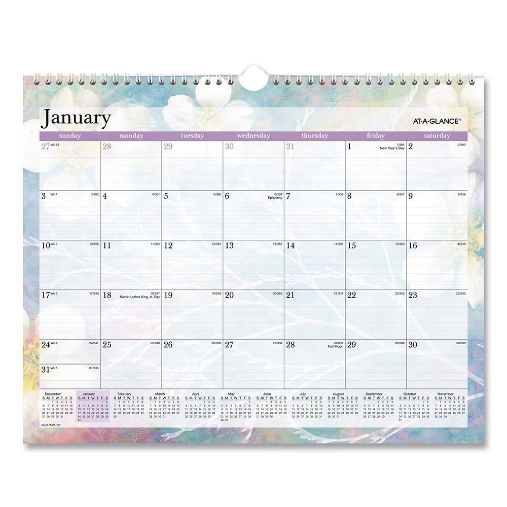 AT-A-GLANCE - Note Pads, Writing Pads & Notebooks Writing Pads & Notebook Type: Wall Calendar Size: 15 x 12 - Makers Industrial Supply