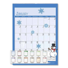 House of Doolittle - Note Pads, Writing Pads & Notebooks Writing Pads & Notebook Type: Wall Calendar Size: 12 x 16-1/2 - Makers Industrial Supply