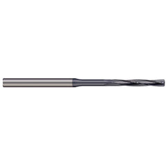 Harvey Tool - 1/64" Diam 4-Flute Straight Shank Helical Flute Solid Carbide Chucking Reamer - Exact Industrial Supply