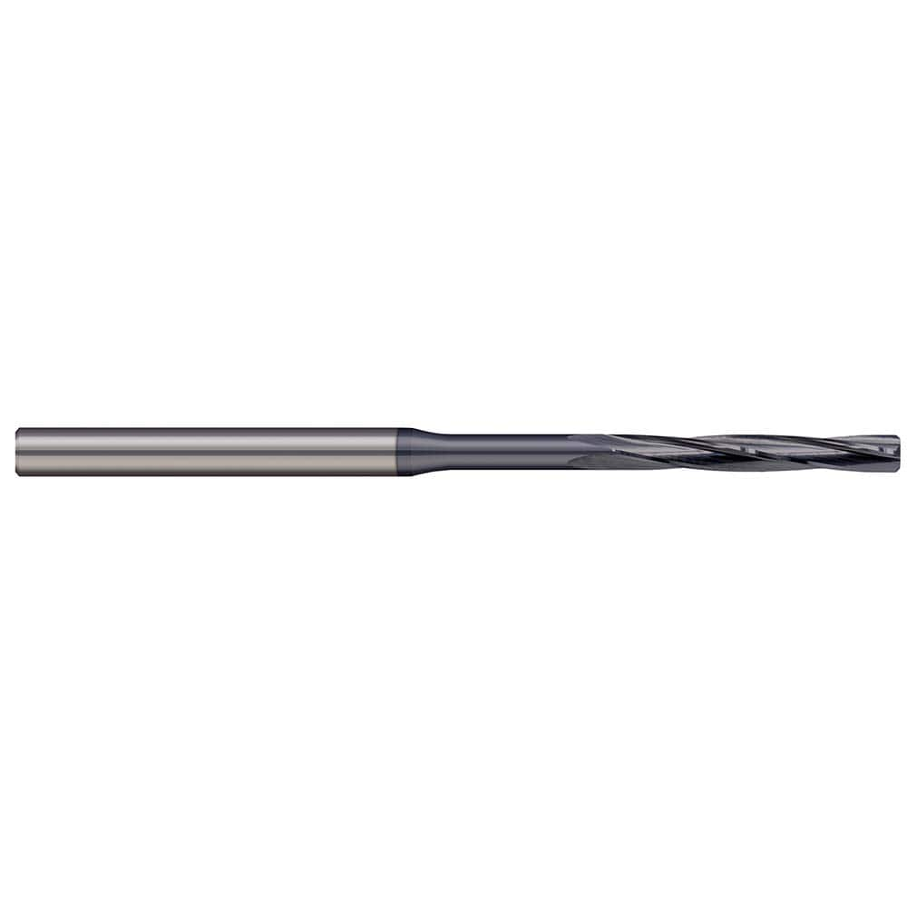 Harvey Tool - #87 4-Flute Straight Shank Helical Flute Solid Carbide Chucking Reamer - Exact Industrial Supply