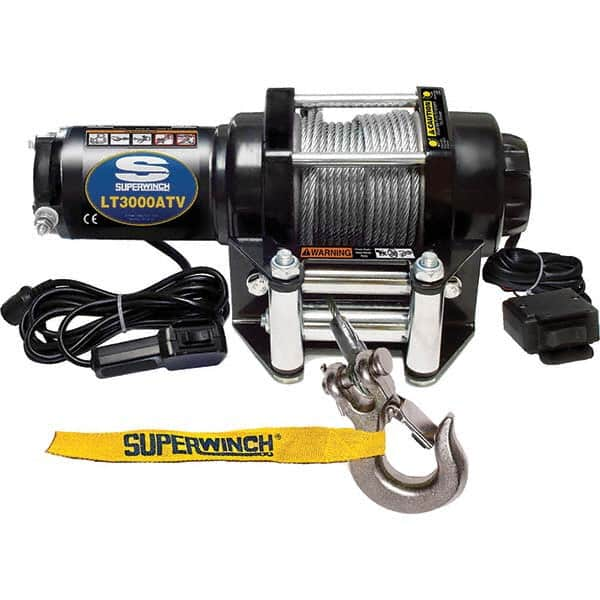 Superwinch - Automotive Winches Type: DC Electric Winch Pull Capacity (Lb.): 3,000 (Pounds) - Makers Industrial Supply