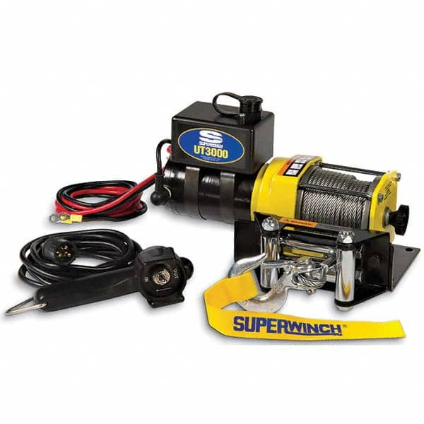 Superwinch - Automotive Winches Type: DC Electric Winch Pull Capacity (Lb.): 3,000 (Pounds) - Makers Industrial Supply