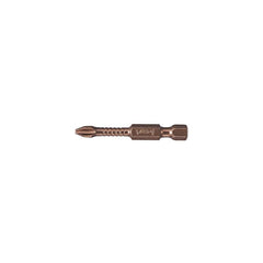 Phillips Screwdriver Bits; Type: Phillips Bit; Point Size: #1; Overall Length Range: 1″ - 2.9″; Impact Rated: Yes; Torsion: Yes; Overall Length (Inch): 2; Number of Pieces: 1; Features: Impact Rated; Tool Type: Power Bit; Type: Phillips Bit; Power Bit