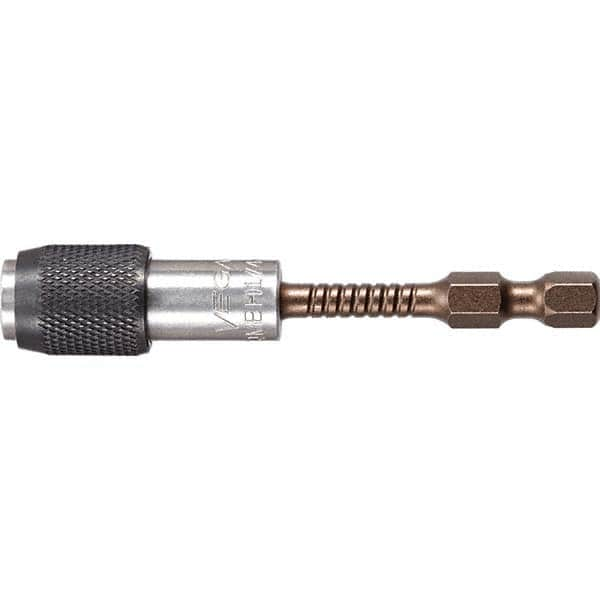 VEGA Industries - Power & Impact Screwdriver Bits & Holders Bit Type: Impact Rated Quick Change Magnetic Bit Holder Hex Size (Inch): 1/4 - Makers Industrial Supply